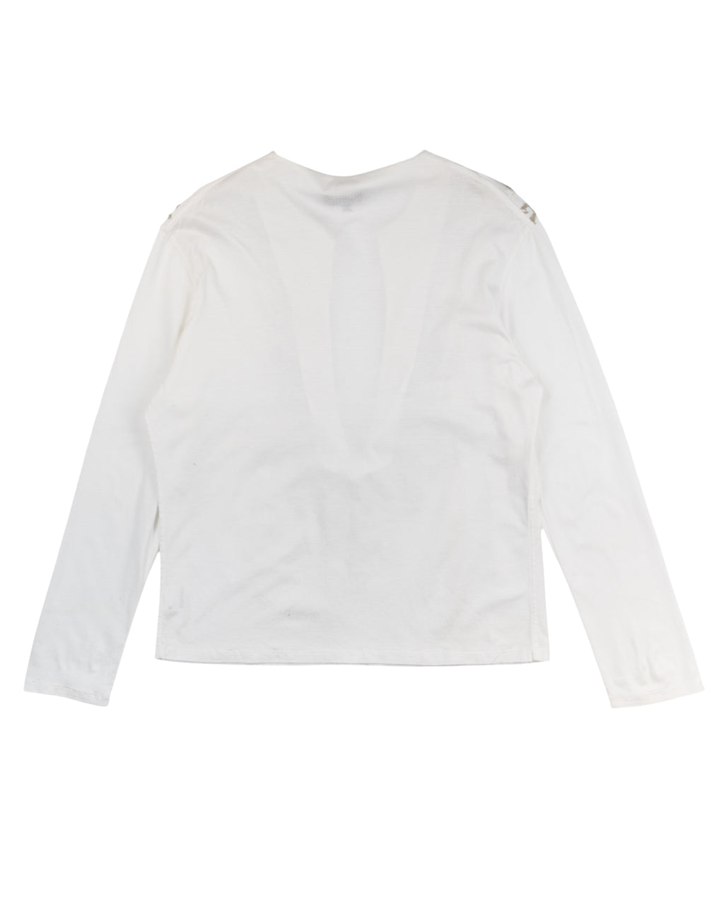 Roberto Cavalli Embroidered Deep V-Neck Top