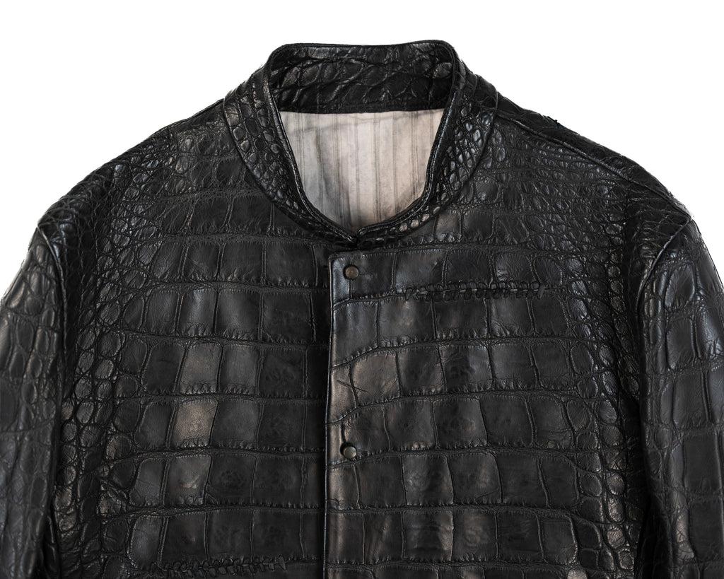 Isaac Sellam for L’Éclaireur, Crocodile Leather Jaket