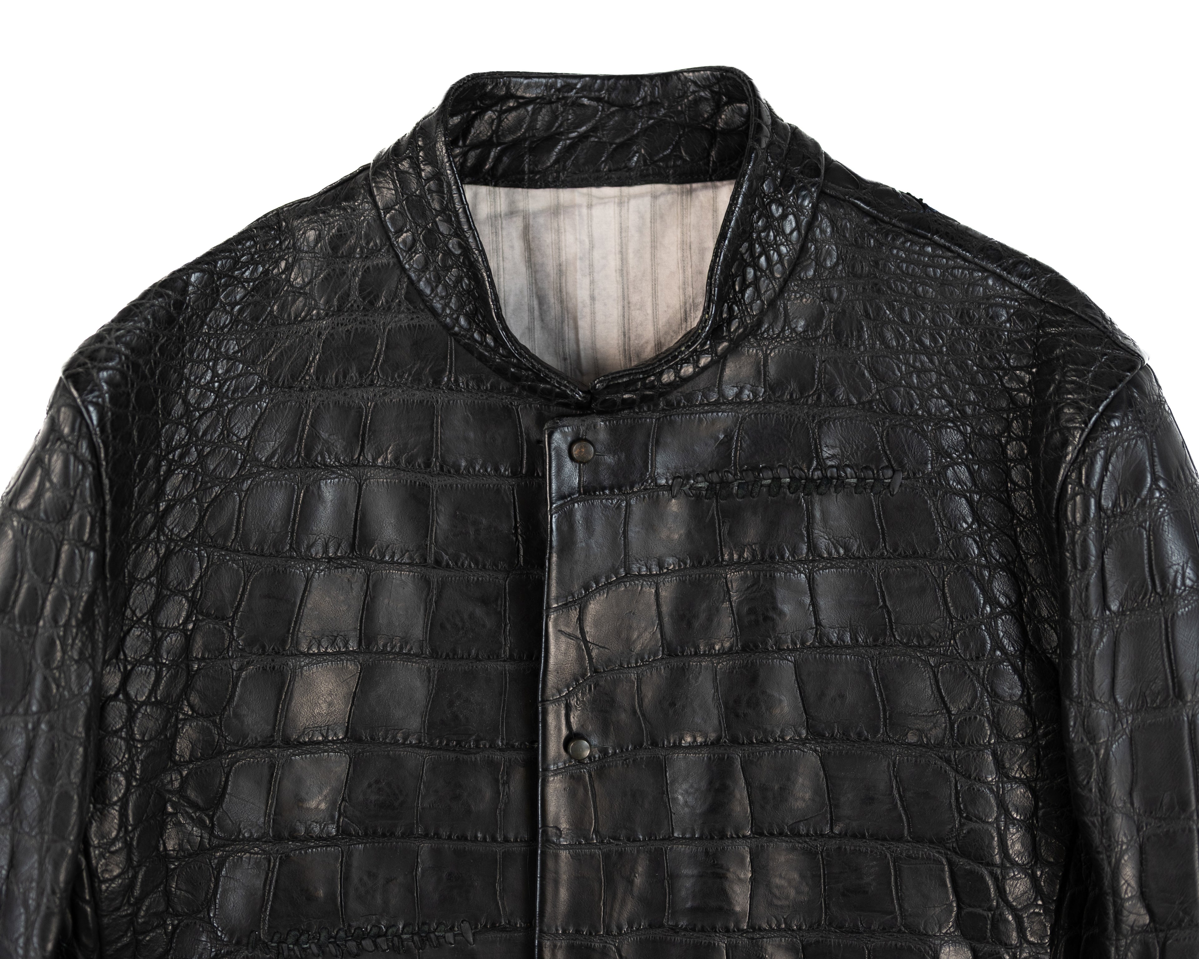 Isaac Sellam for L’Éclaireur, Crocodile Leather Jaket