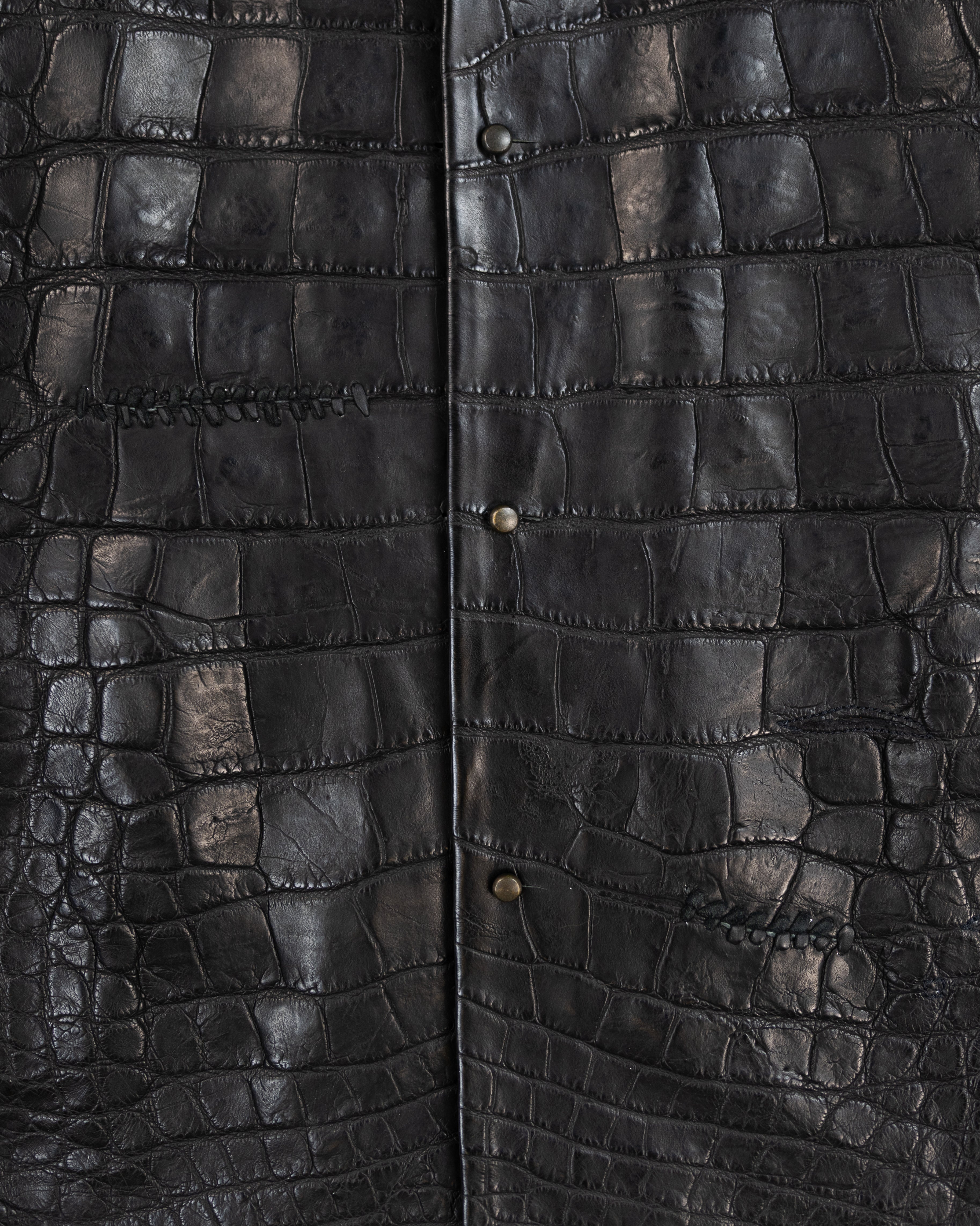 Isaac Sellam for L’Éclaireur, Crocodile Leather Jaket