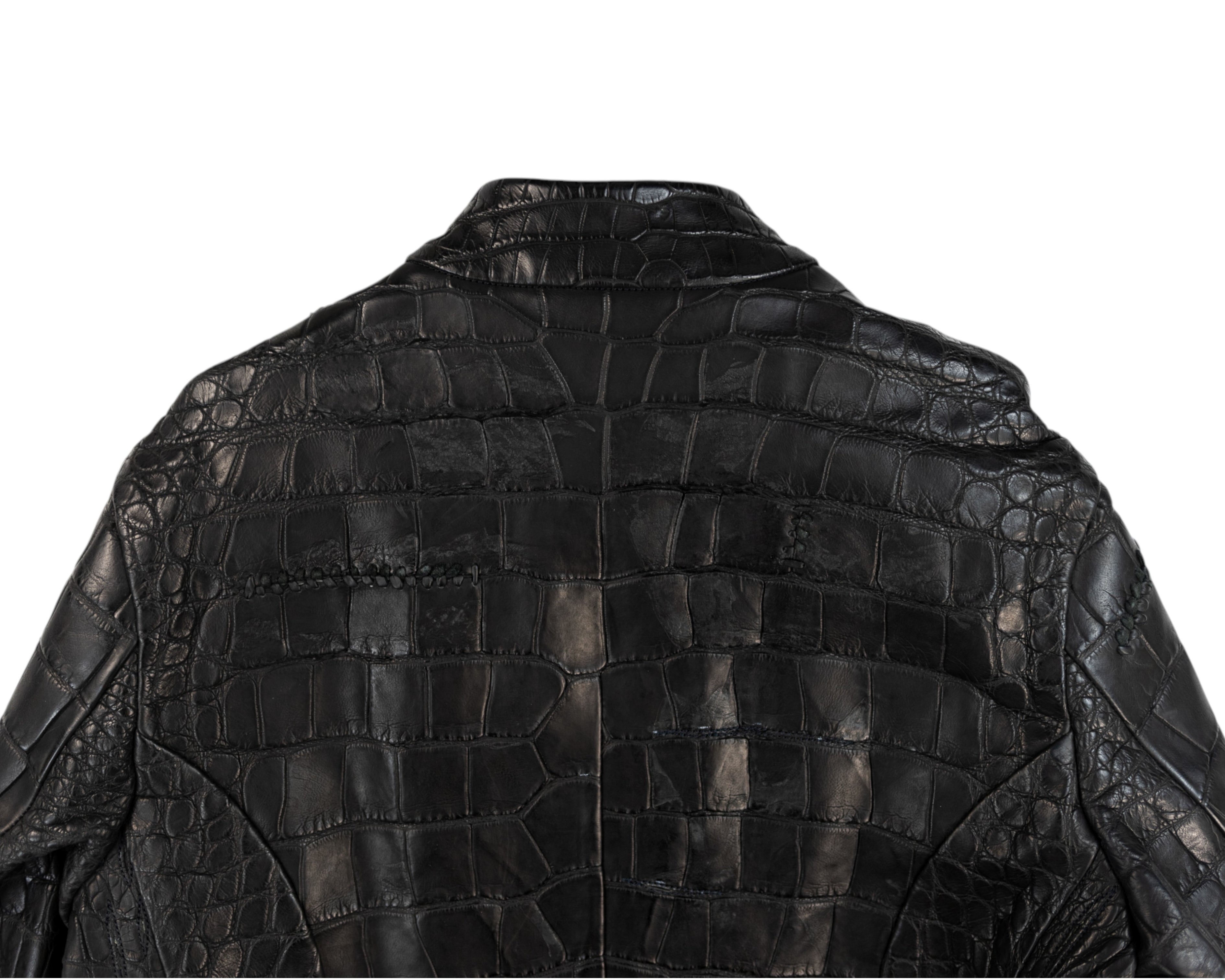 Isaac Sellam for L’Éclaireur, Crocodile Leather Jaket