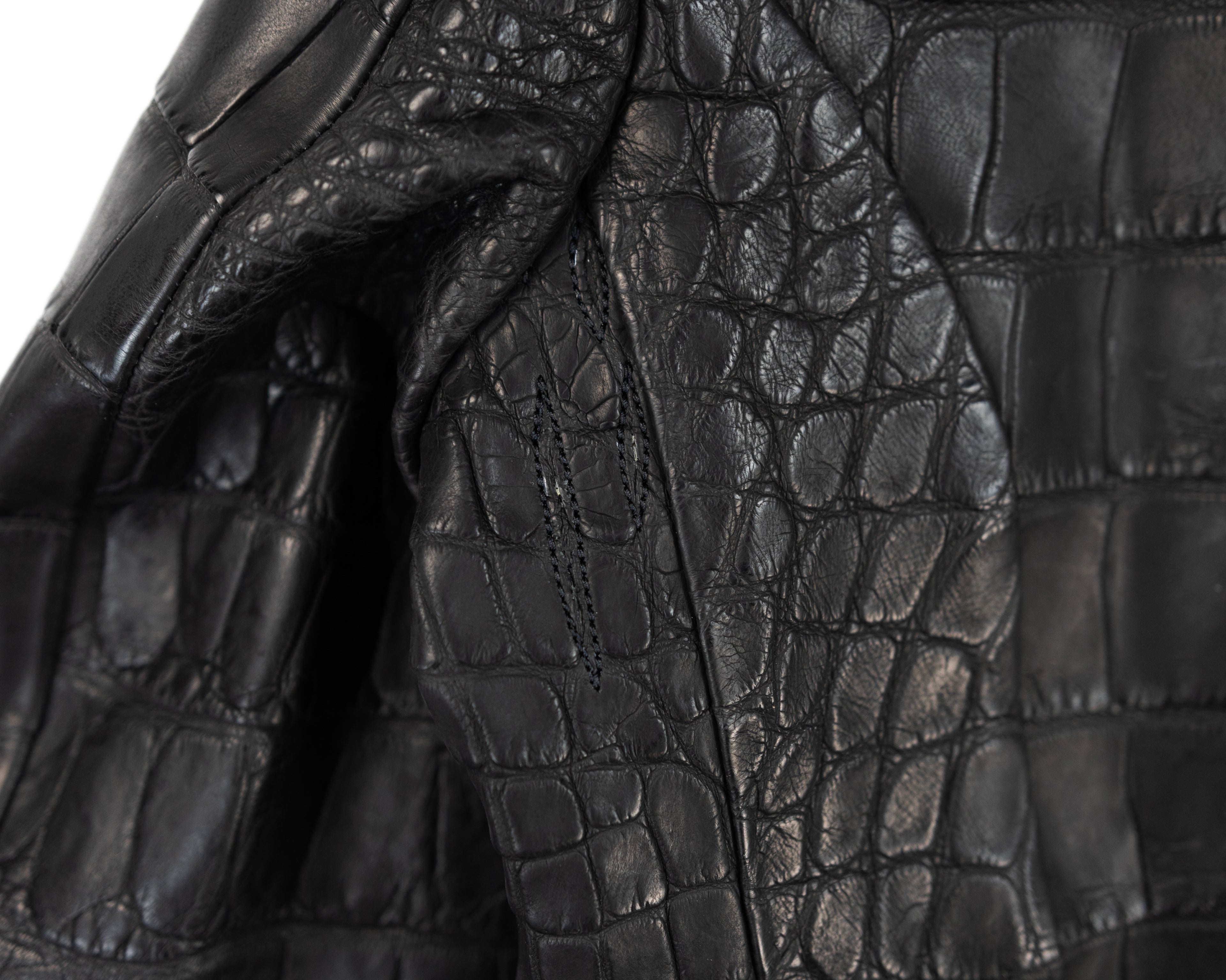 Isaac Sellam for L’Éclaireur, Crocodile Leather Jaket