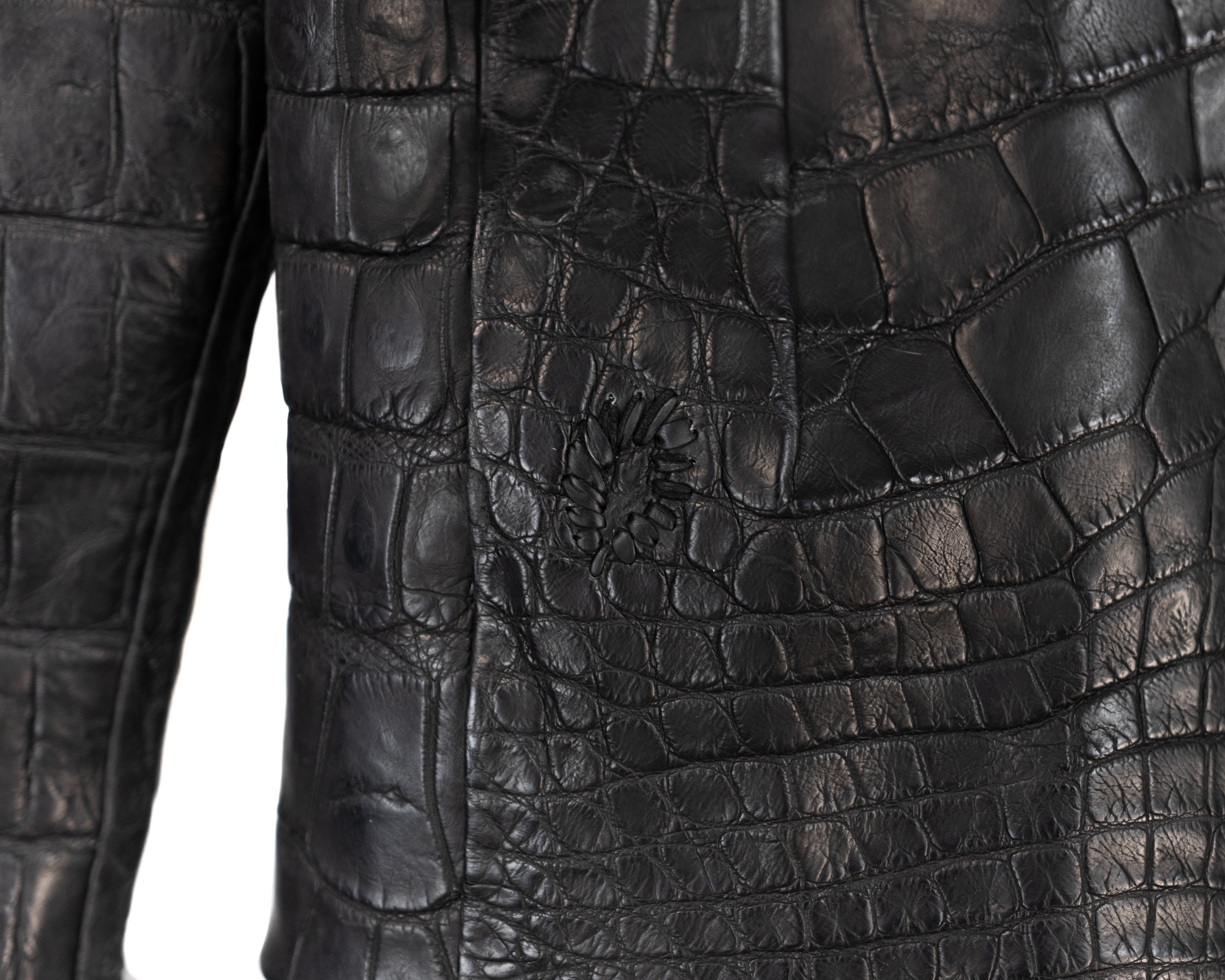 Isaac Sellam for L’Éclaireur, Crocodile Leather Jaket