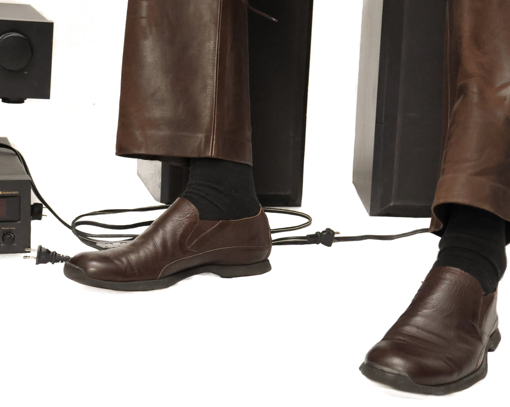 Costume National Brown Leather Loafers