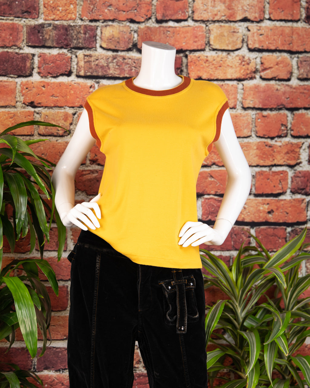 Dolce Gabbana yellow shirt