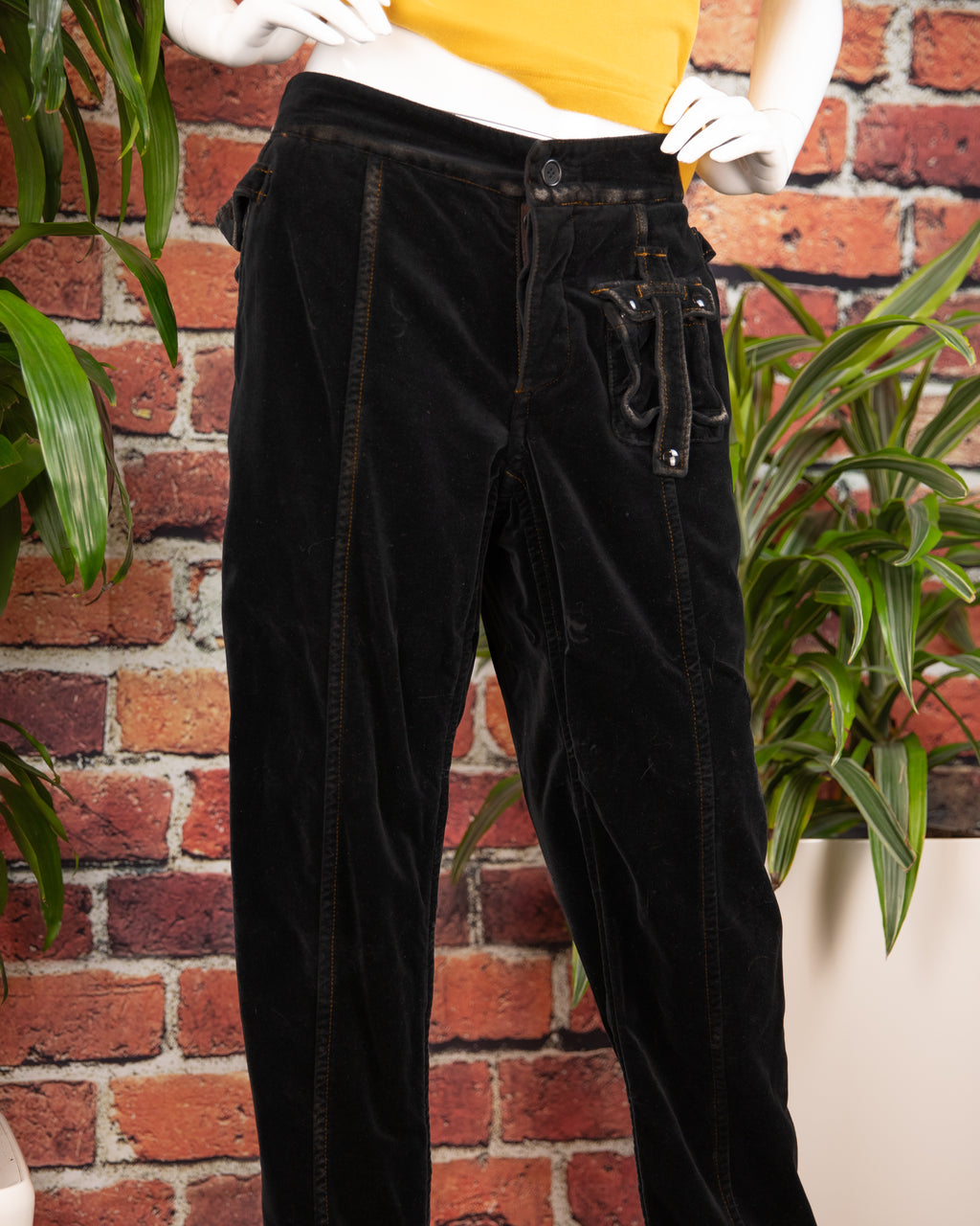 Voyage Mazzilli Michielsens black velvet pants