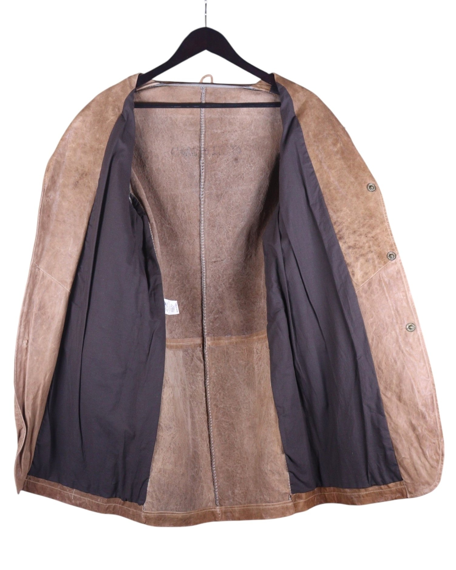 Giorgio Brato beige leather jacket