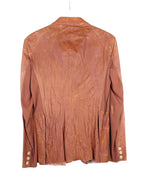 Roberto Cavalli tan-beige leather jacket