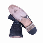 John Varvatos Morrison Sharpei leather black boots