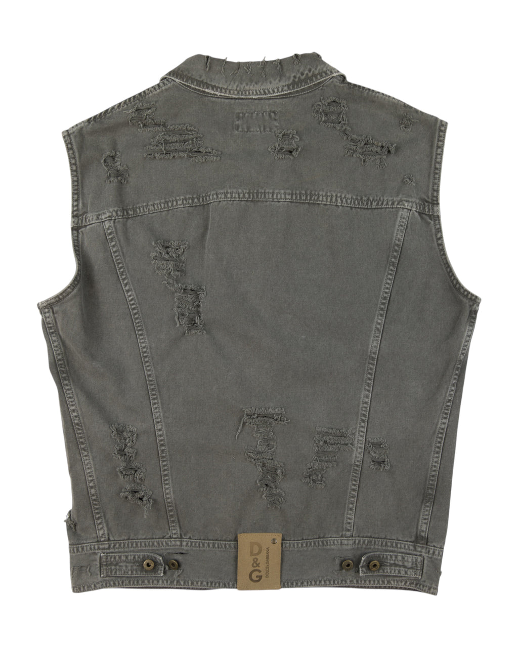 Dolce & Gabbana denim grey vest