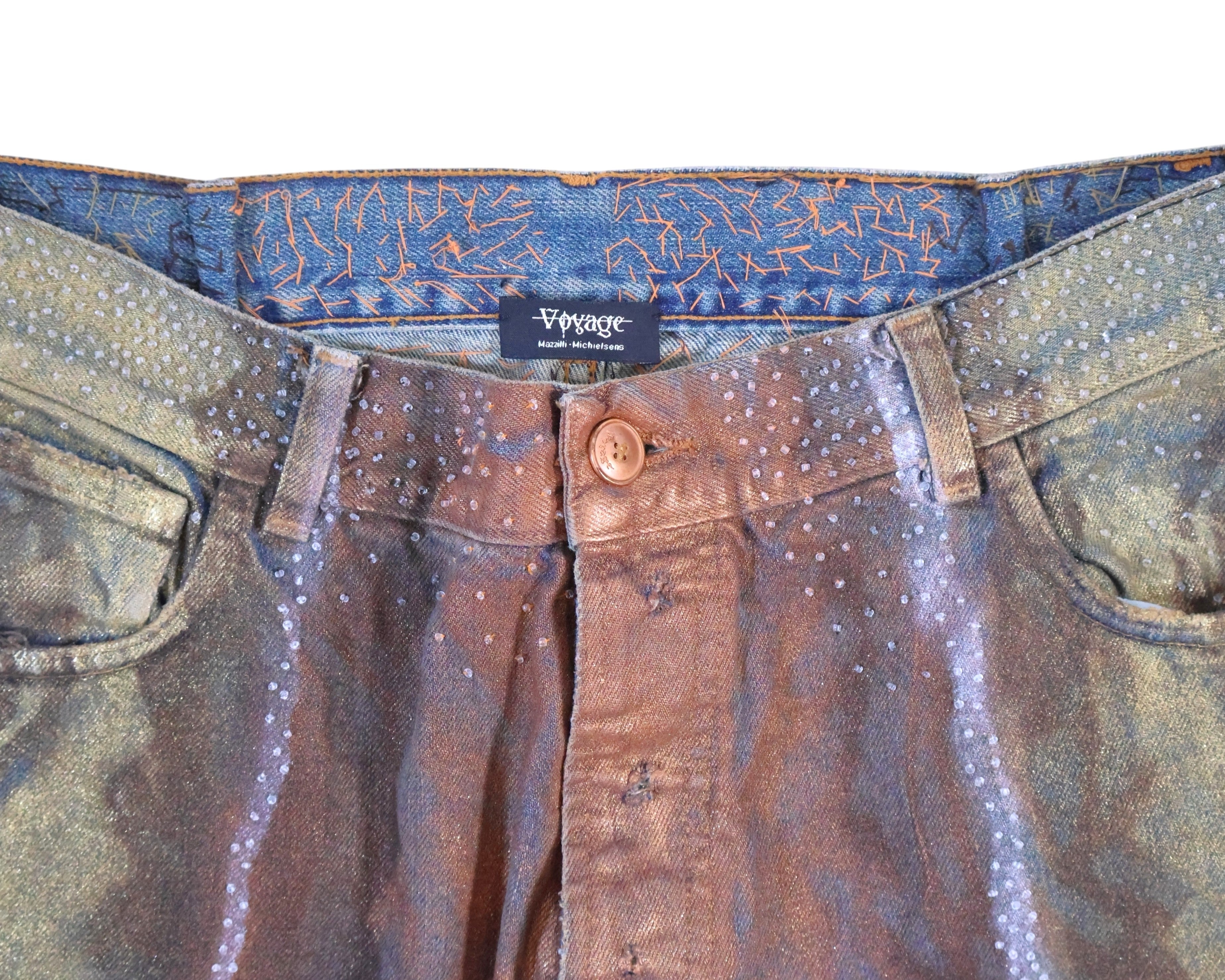 Voyage Mazzilli Michielsens jeans with pearl beading design