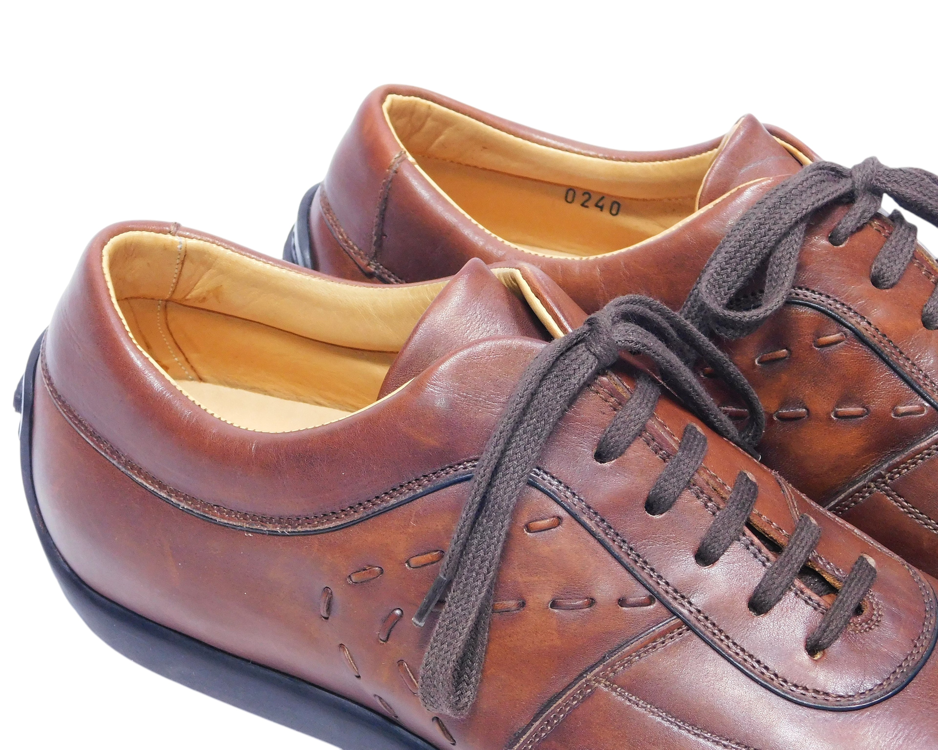 Sergio Rossi brown leather shoes
