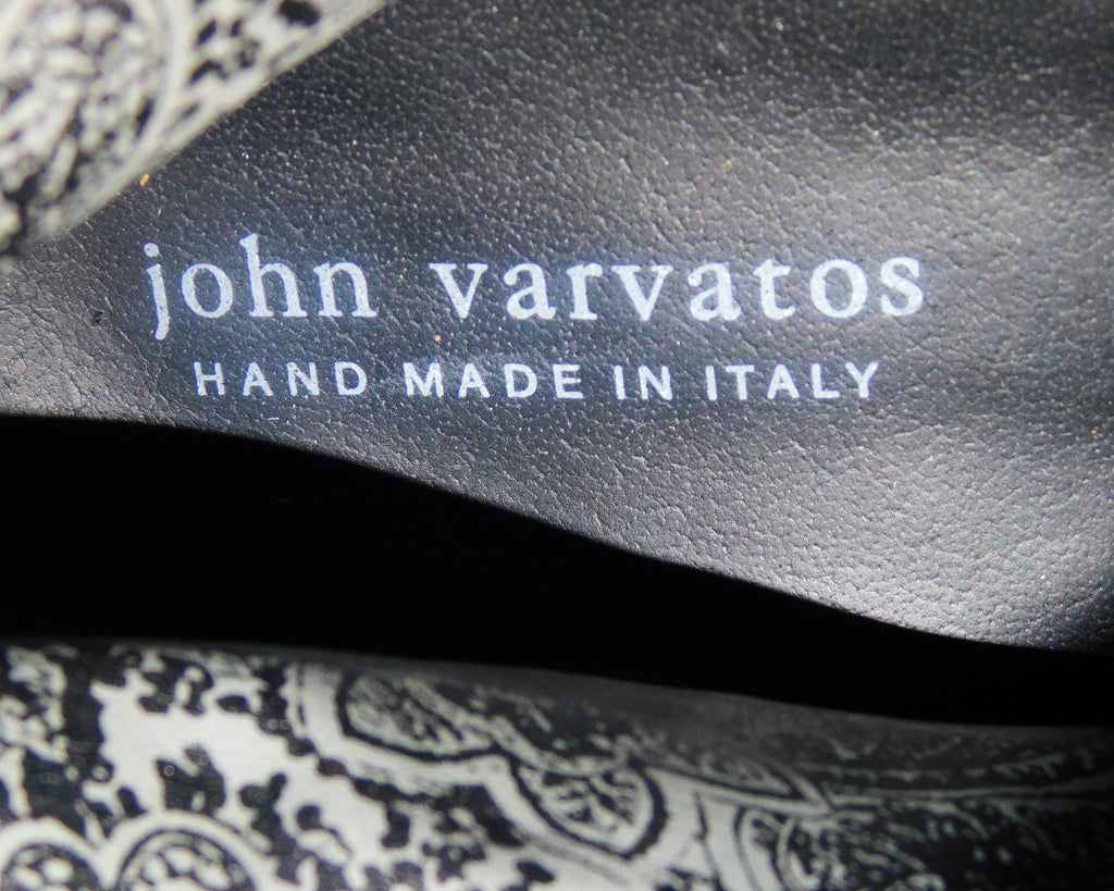 John Varvatos Morrison Sharpei leather black boots