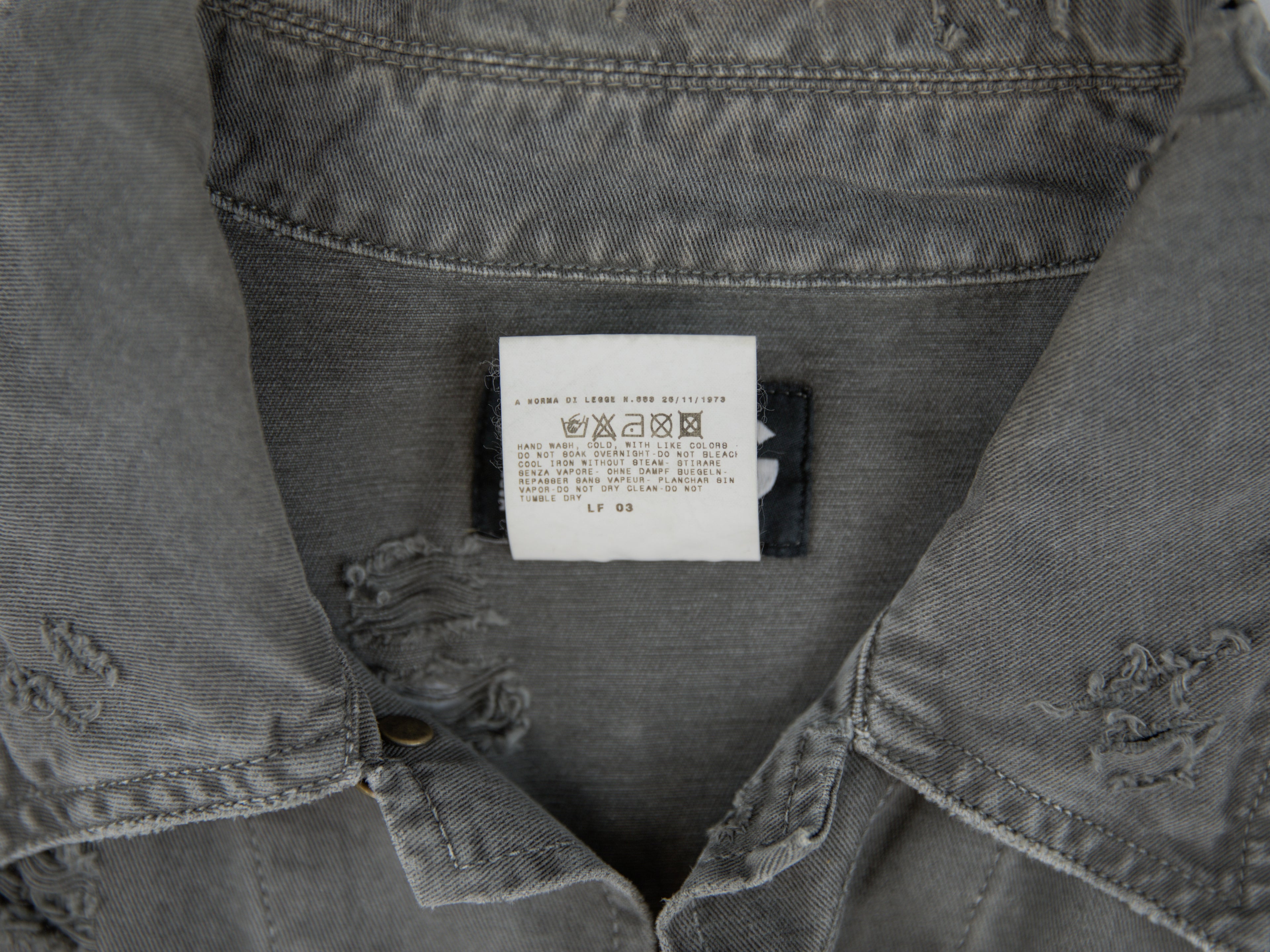 Dolce & Gabbana denim grey vest