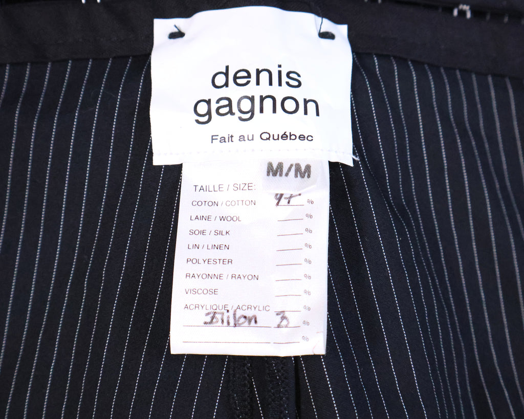 Denis Gagnon striped trouser