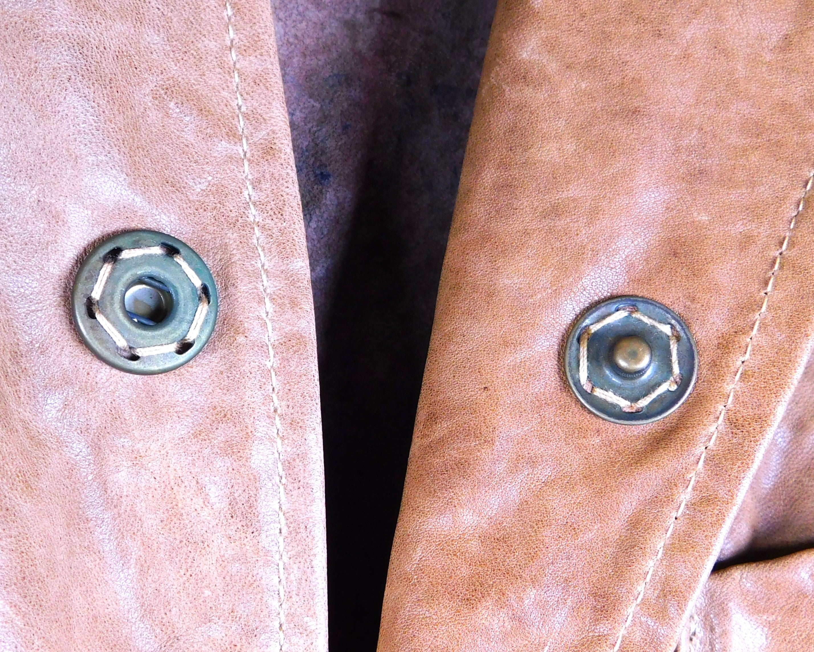Giorgio Brato beige leather jacket