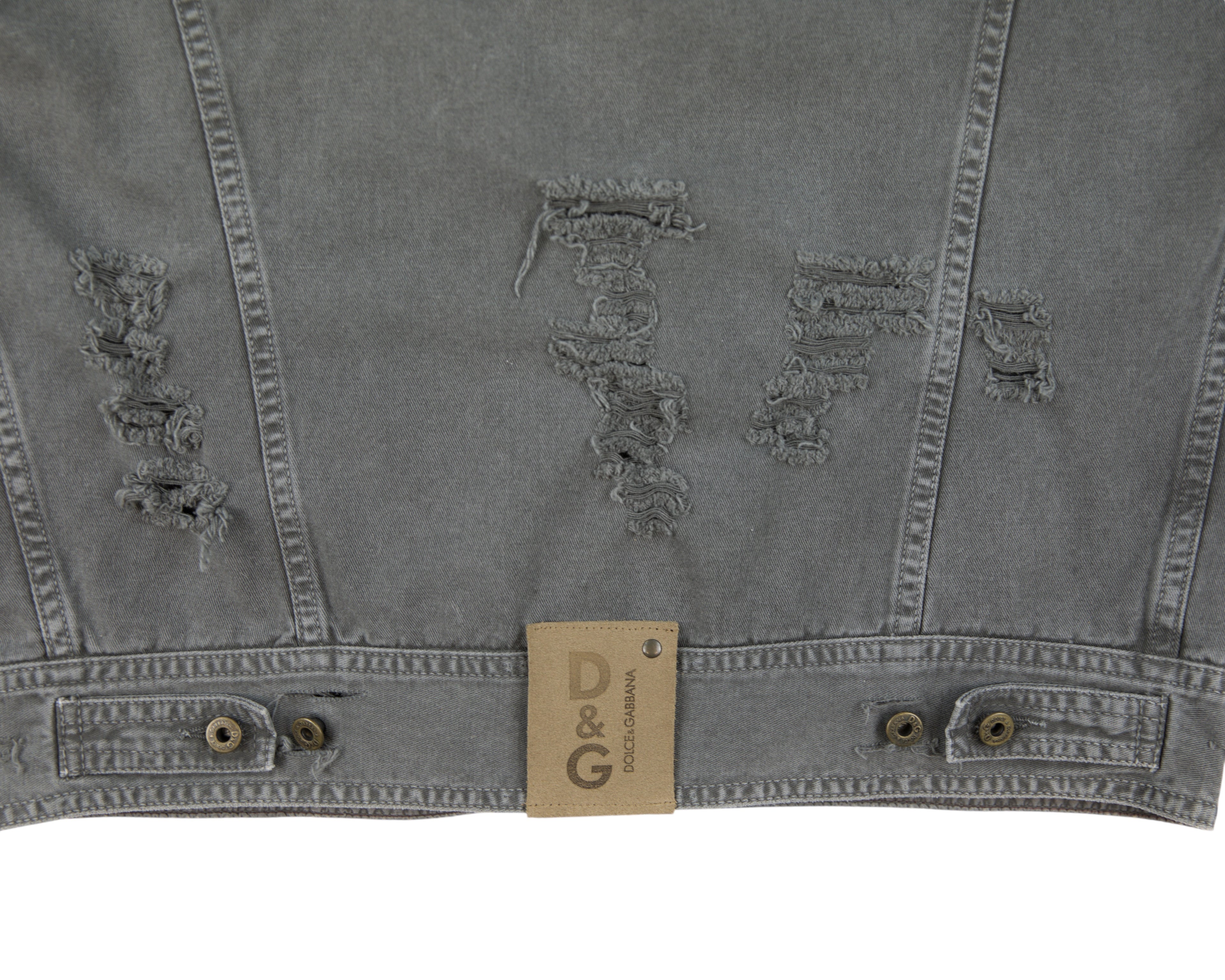 Dolce & Gabbana denim grey vest