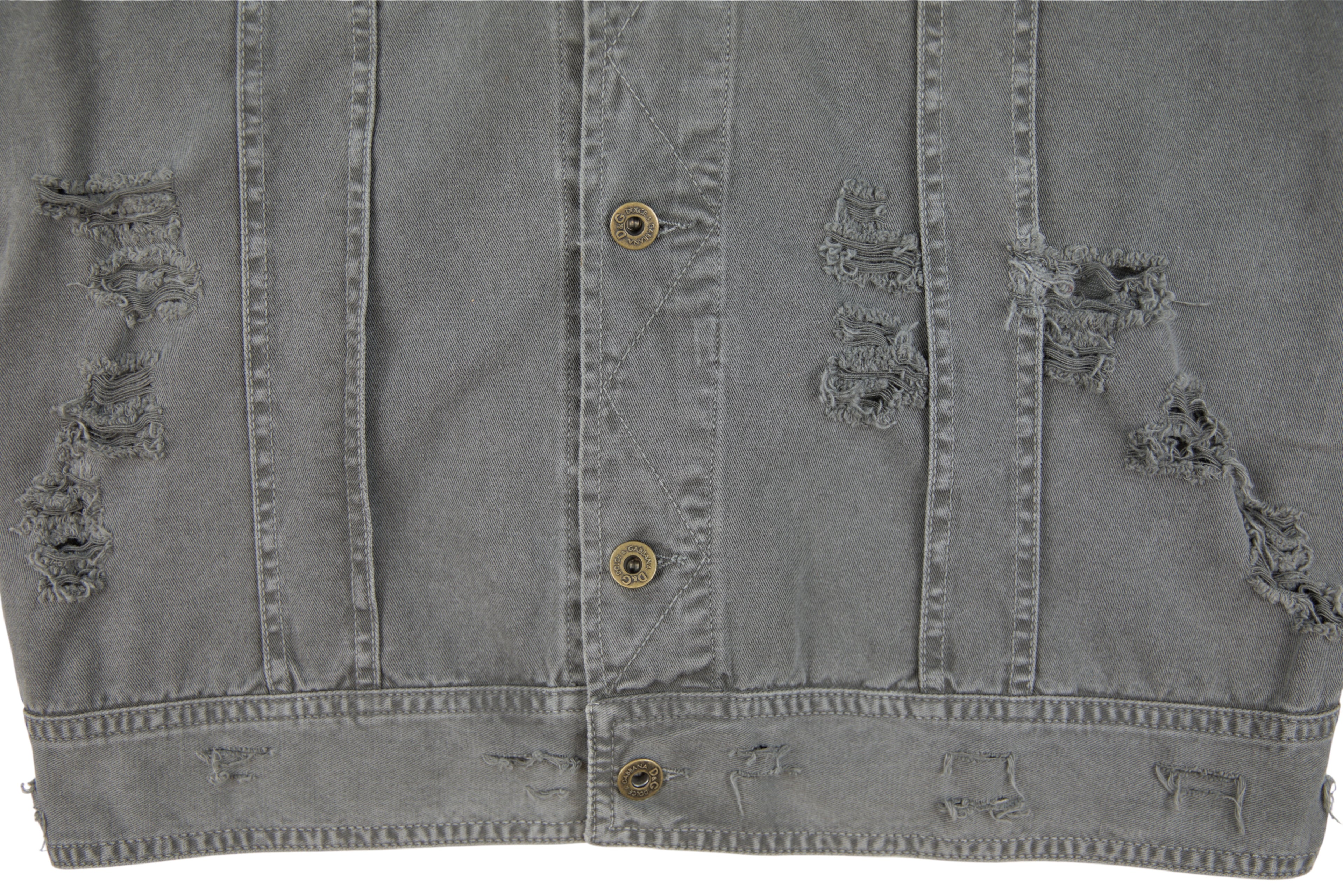 Dolce & Gabbana denim grey vest