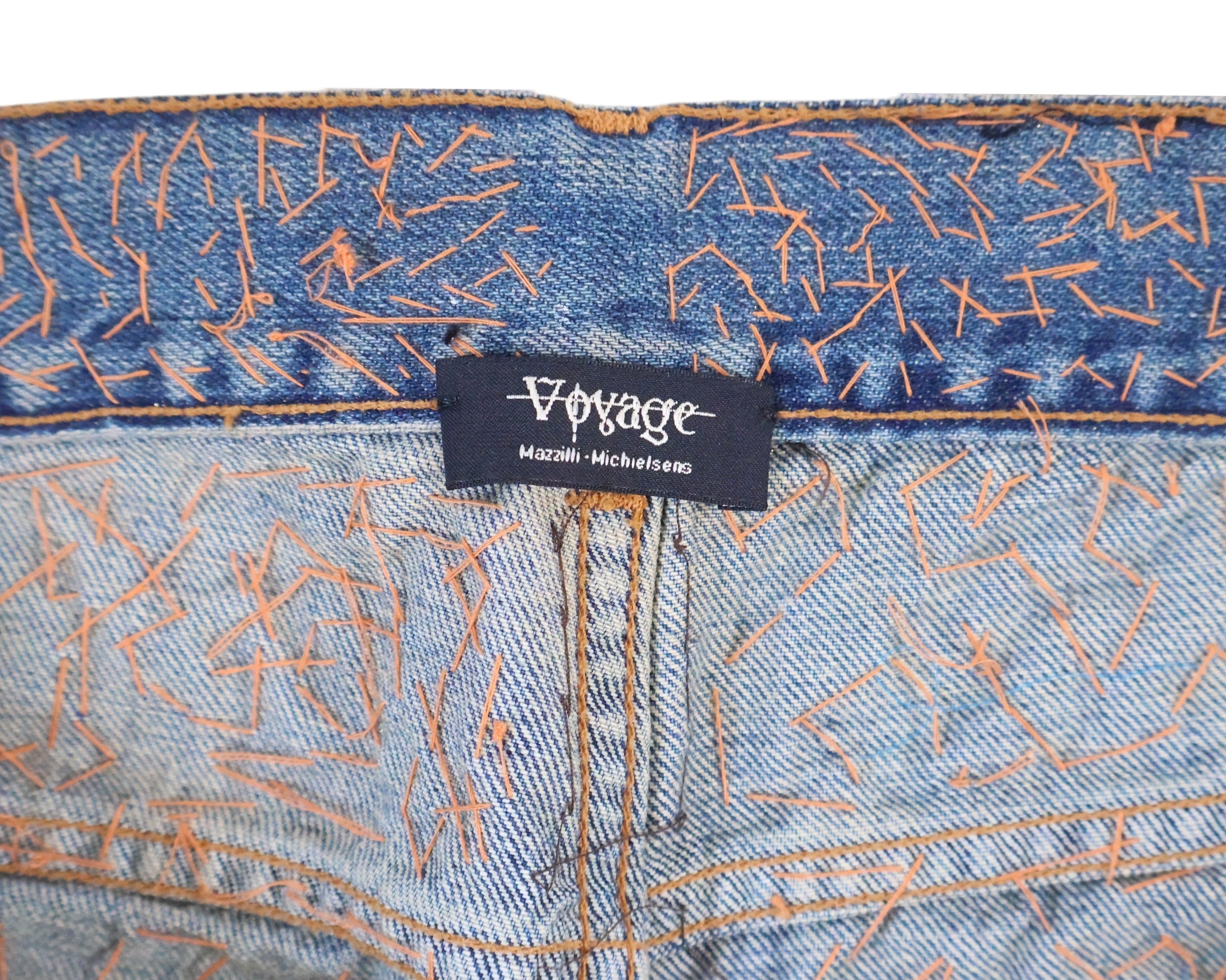 Voyage Mazzilli Michielsens jeans with pearl beading design