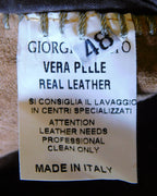 Giorgio Brato beige leather jacket