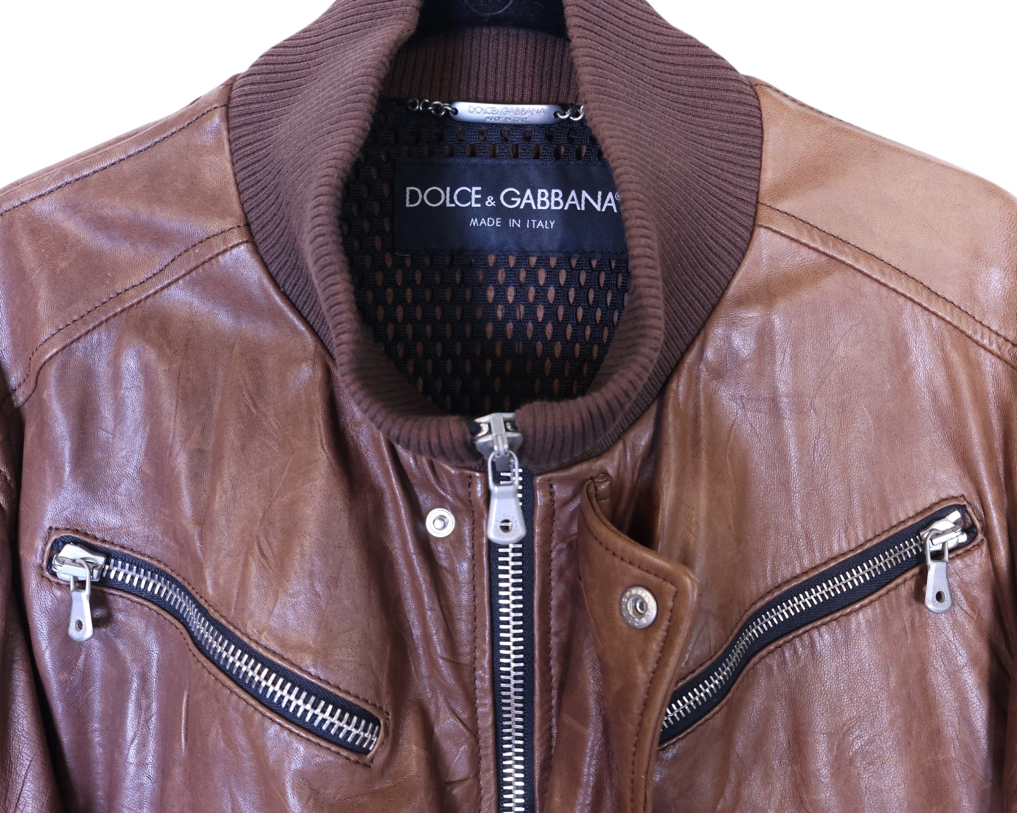 Dolce & Gabbana sheepskin leather Jacket