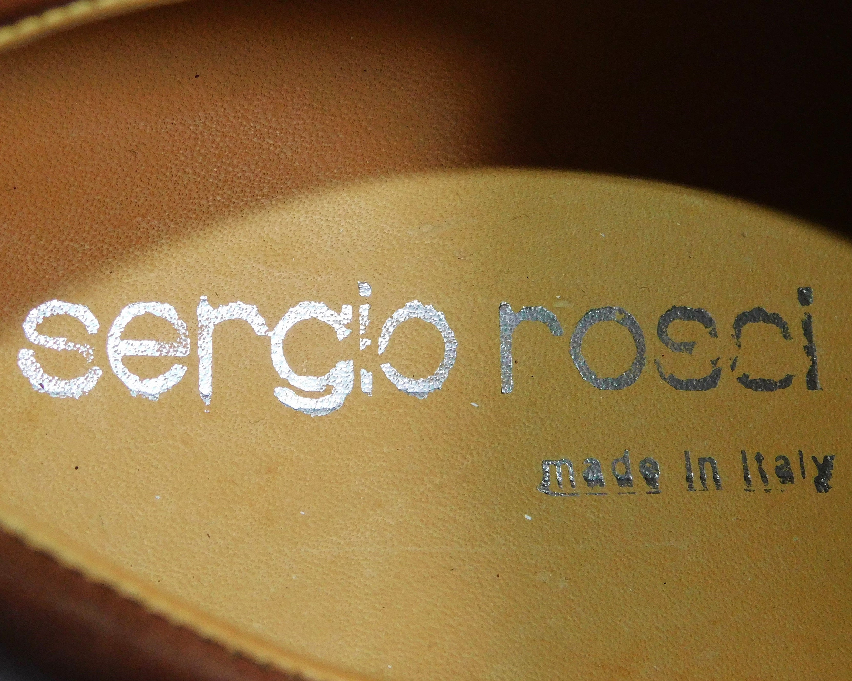 Sergio Rossi brown leather shoes