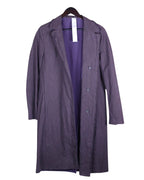 L’Maltieri Carpe Diem long purple trench coat