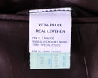 Dolce & Gabbana brown distressed  leather Blazer