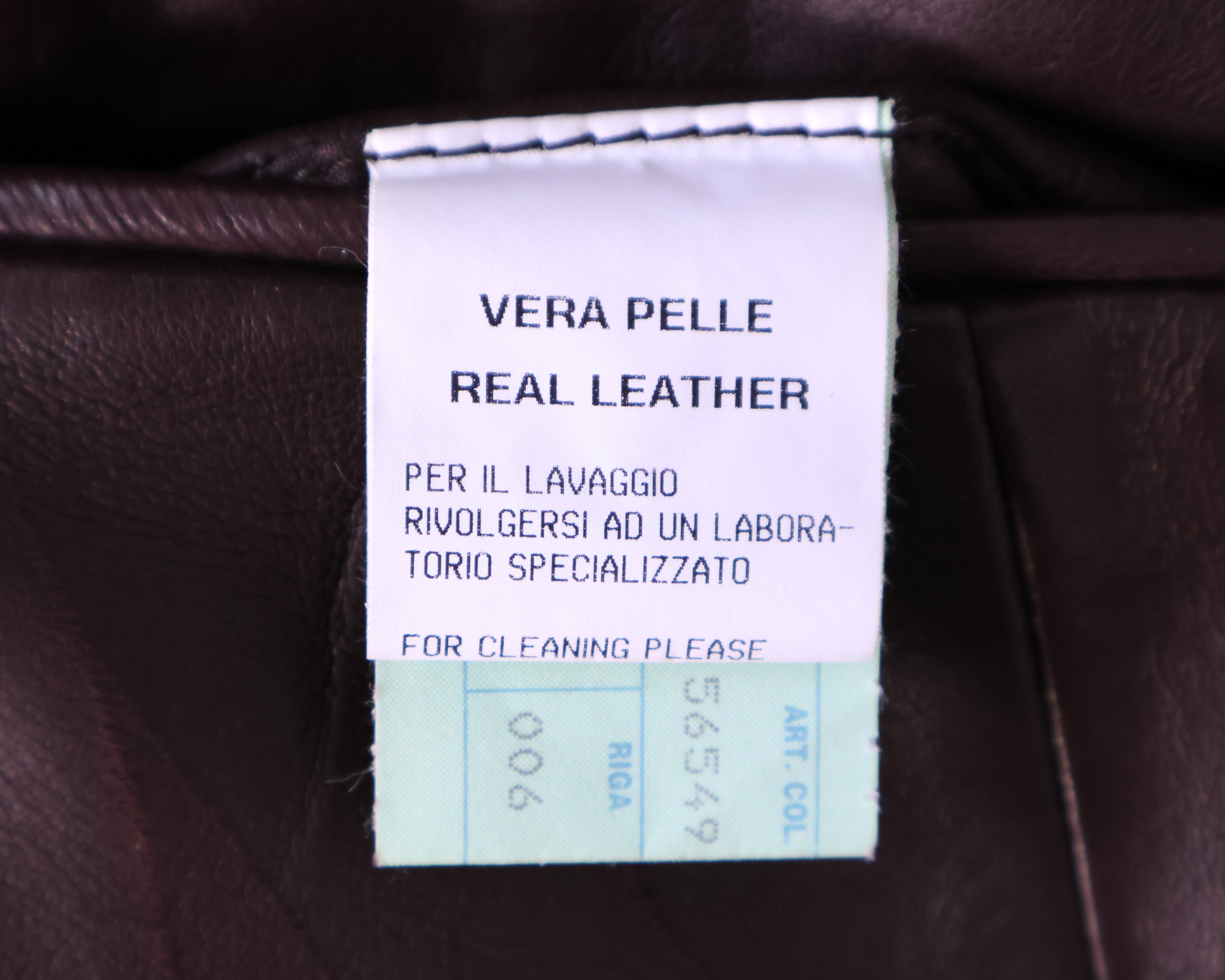 Dolce & Gabbana brown distressed  leather Blazer