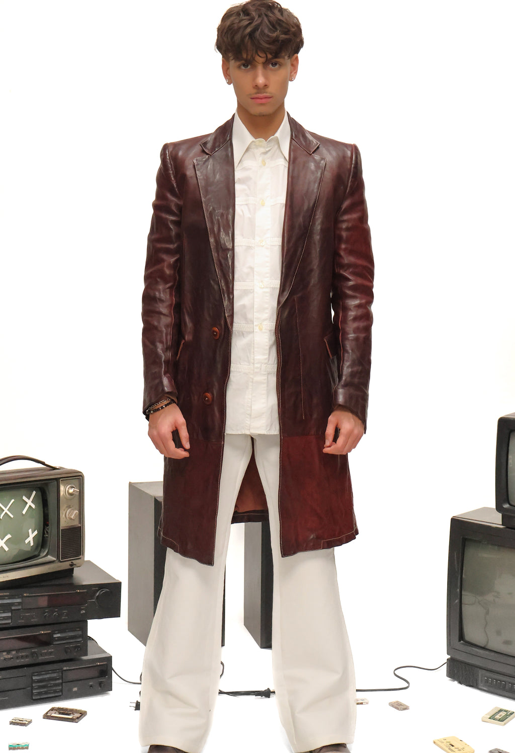 Roberto Cavalli white pants