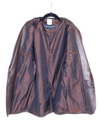 Dolce & Gabbana brown distressed  leather Blazer