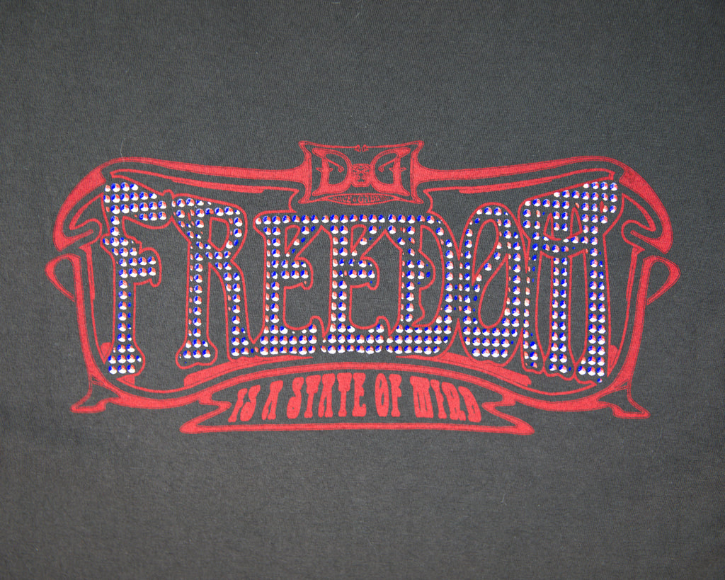 Dolce & Gabbana “Freedom is a State of Mind” Graphic T-Shirt