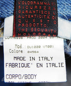 Roberto Cavalli jeans with snakeskin
