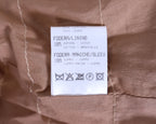 Roberto Cavalli beige leather jacket