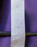 L’Maltieri Carpe Diem long purple trench coat