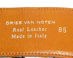 Dries Van Noten reversible leather belt