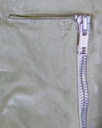 Carol Christian Poell green leather jacket, spring 2005