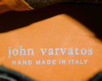 John Varvatos blue suede leather Chelsea boots