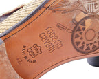Roberto Cavalli beige python leather loafers