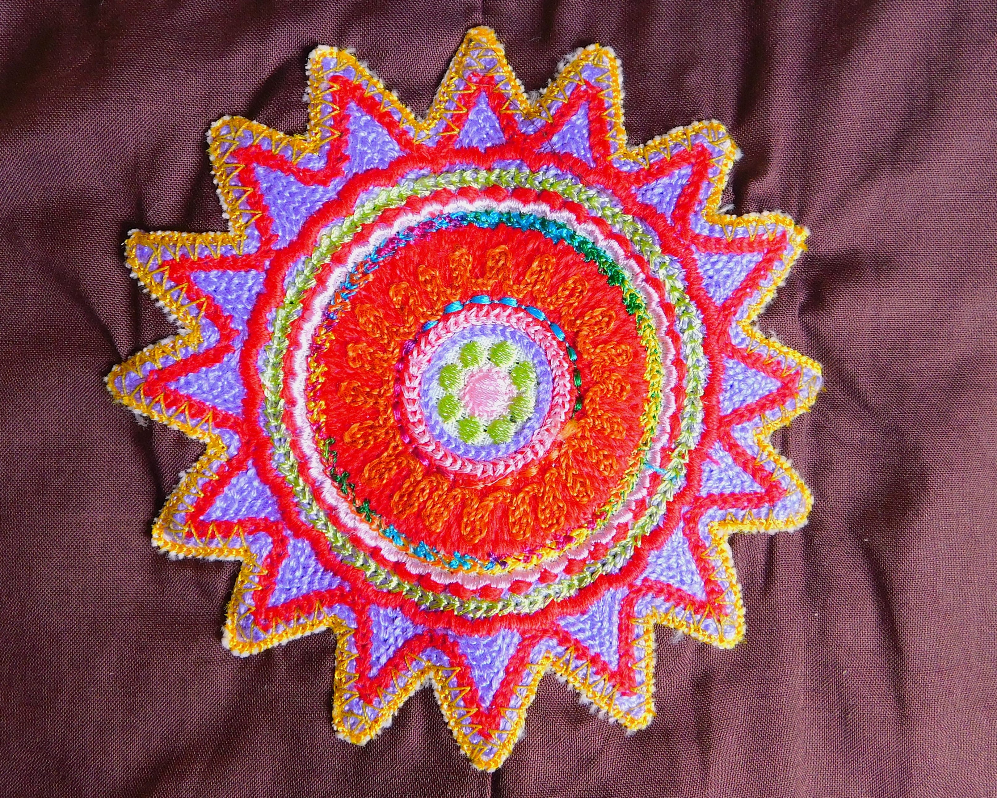 Roberto Cavalli colorful pattern leather jacket