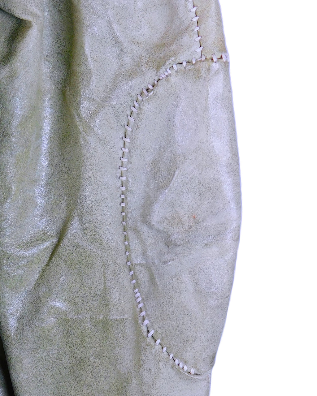Carol Christian Poell green leather jacket, spring 2005