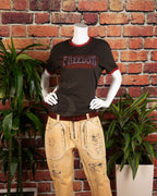 Just Cavalli beige scratches pants
