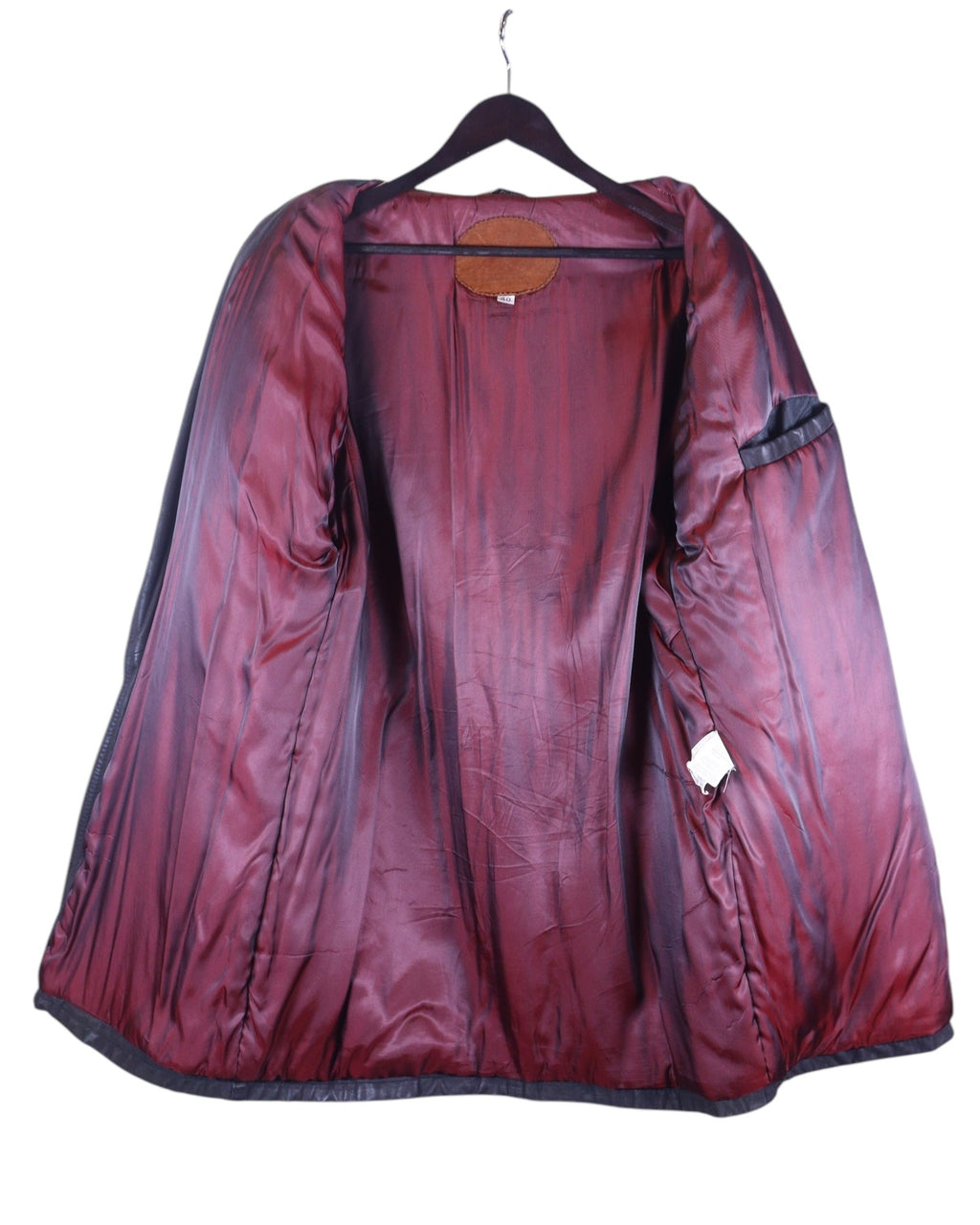 Bilermain long leather coat