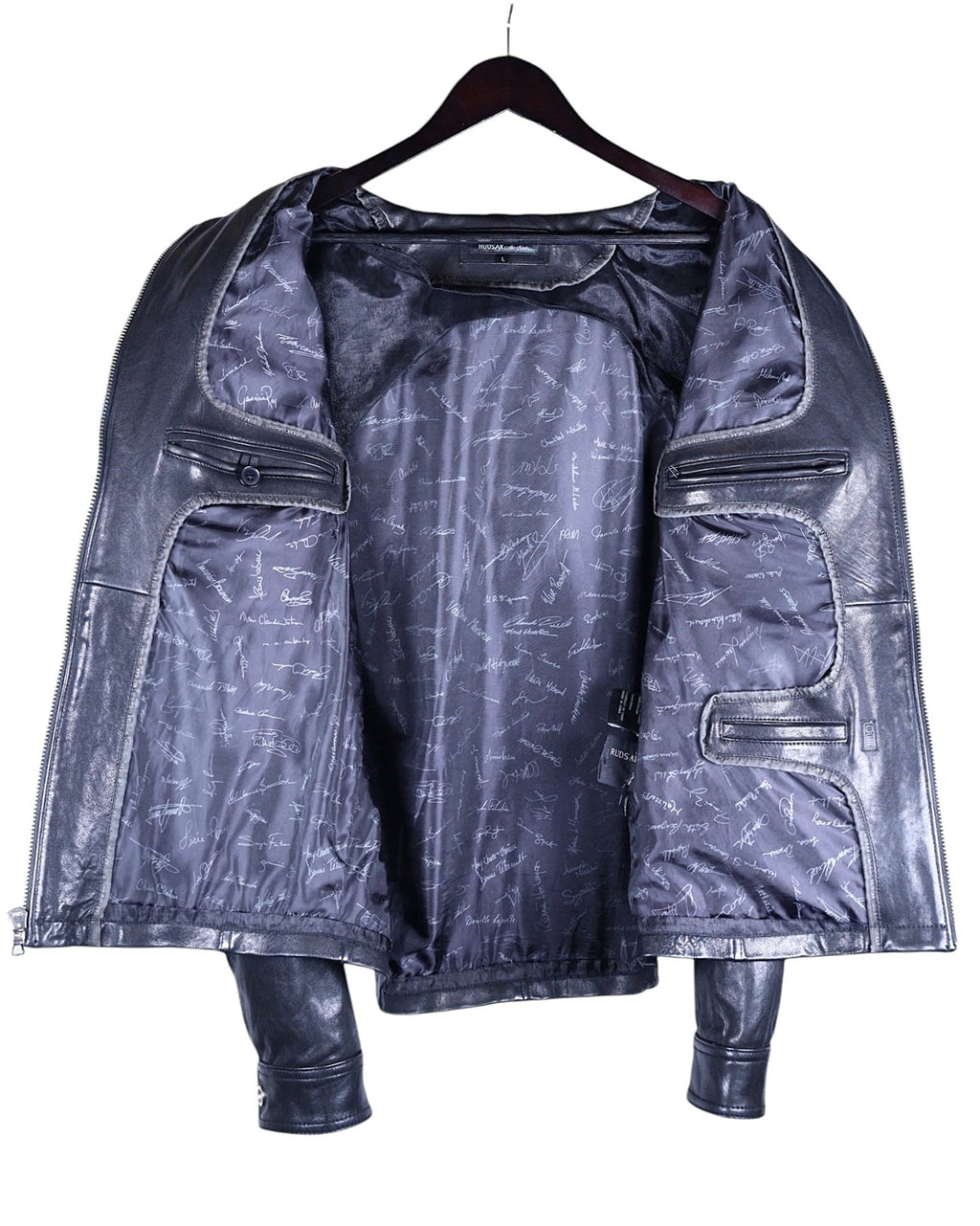 Rudsak collection black leather jacket