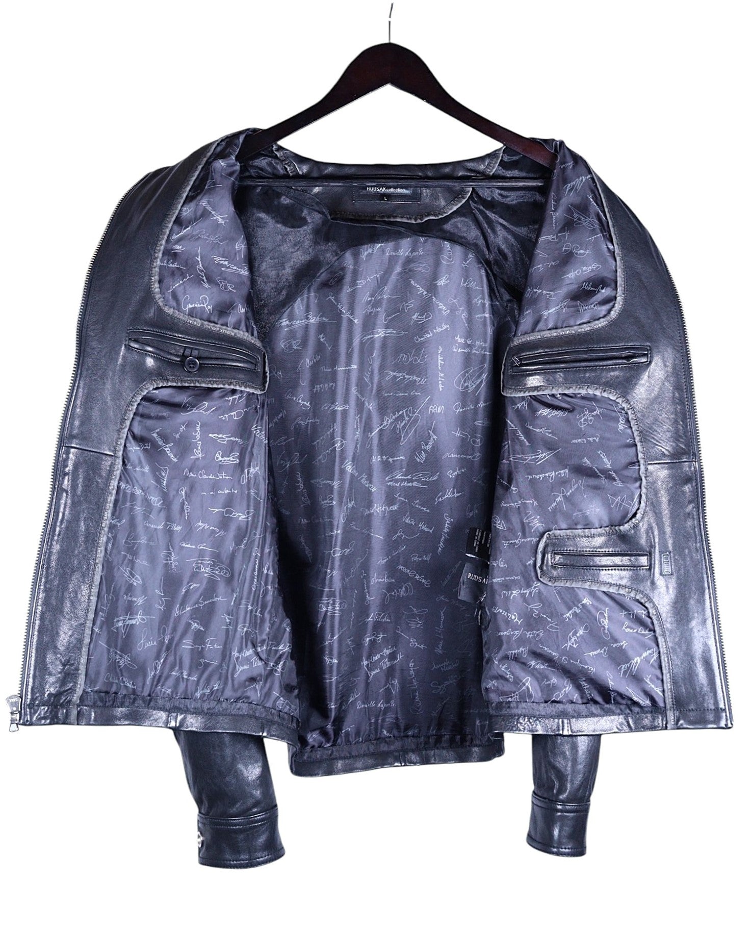 Rudsak collection black leather jacket