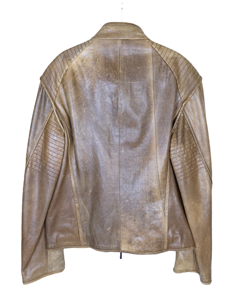 Roberto Cavalli leather jacket with silk lining Safari collection