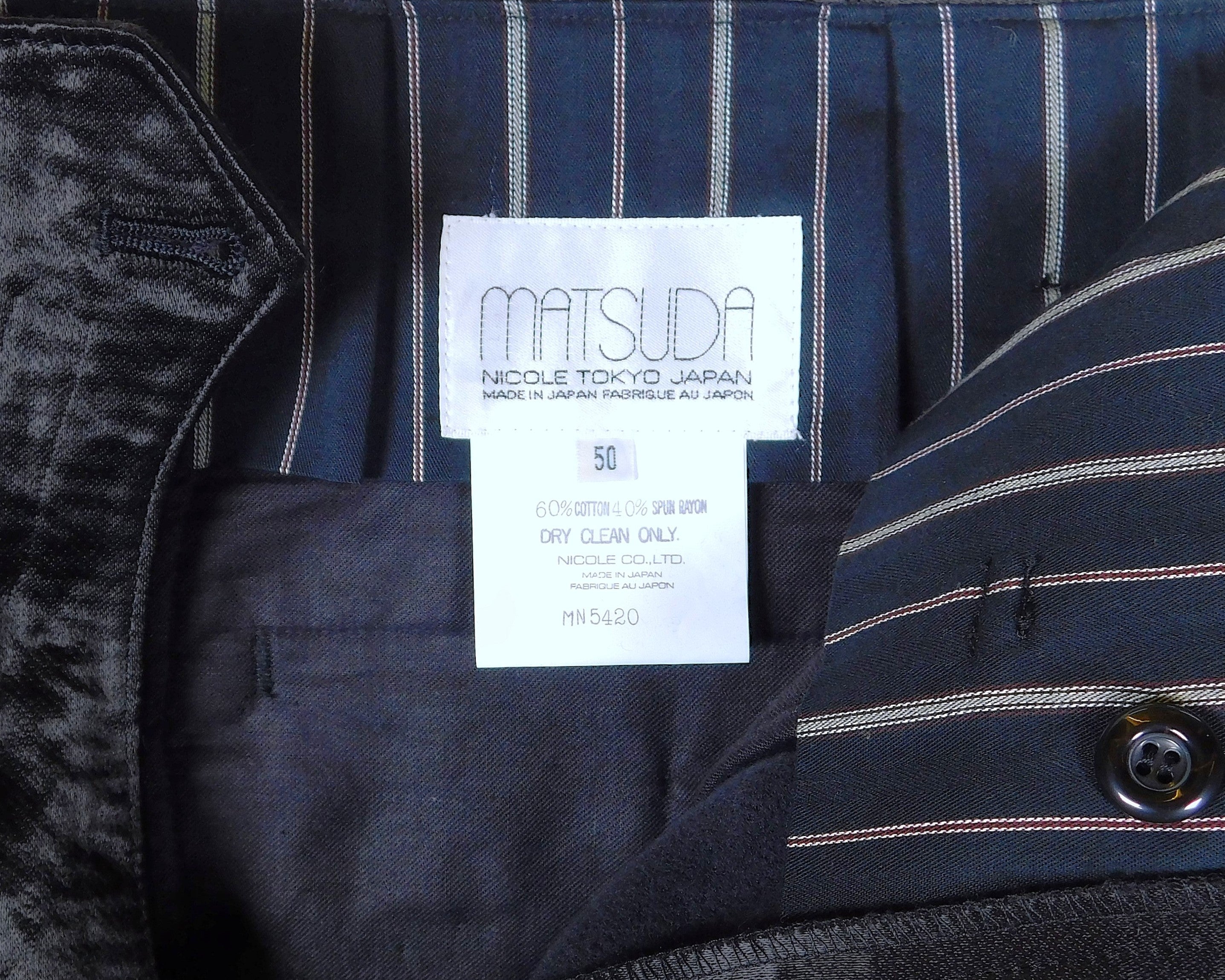Matsuda Nicole Tokyo Japan trousers