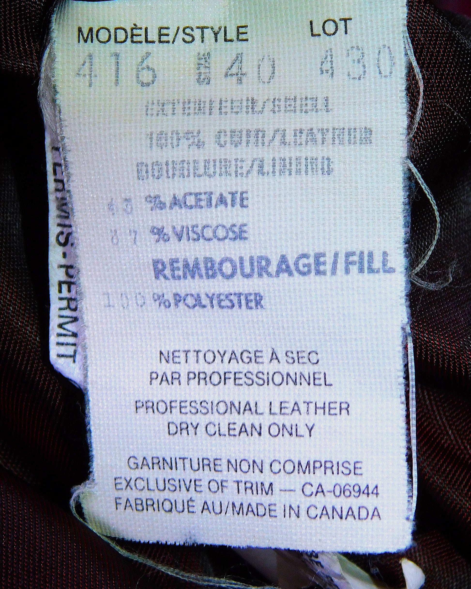 Bilermain long leather coat