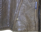 Roberto Cavalli leather jacket with silk lining Safari collection