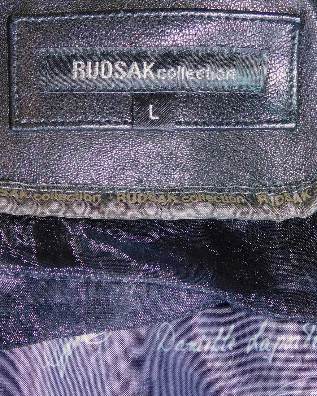 Rudsak collection black leather jacket